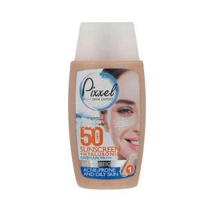 کرم ضد آفتاب رنگی پیکسل پوست چرب، جوشدار و مختلط Spf50 حجم 50 میلی لیتر