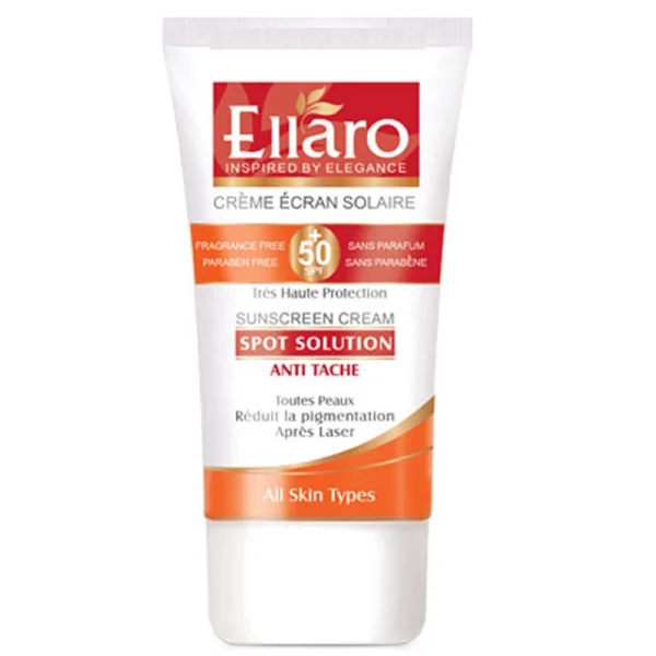 کرم ضد آفتاب ضد لک الارو مدل اسپات سولوشن SPF 50